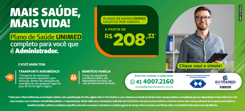 Tenha Unimed! Plano de Saúde para Administradores(as)