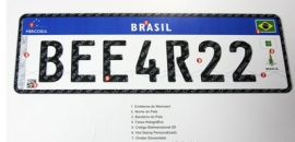 Entram em vigor no Paraná as placas de veículos do modelo Mercosul