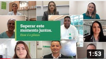Veja o vídeo da Unimed Paraná com mensagem sobre a covid-19