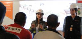 Copel orienta sobre riscos com acidentes em canteiros de obras